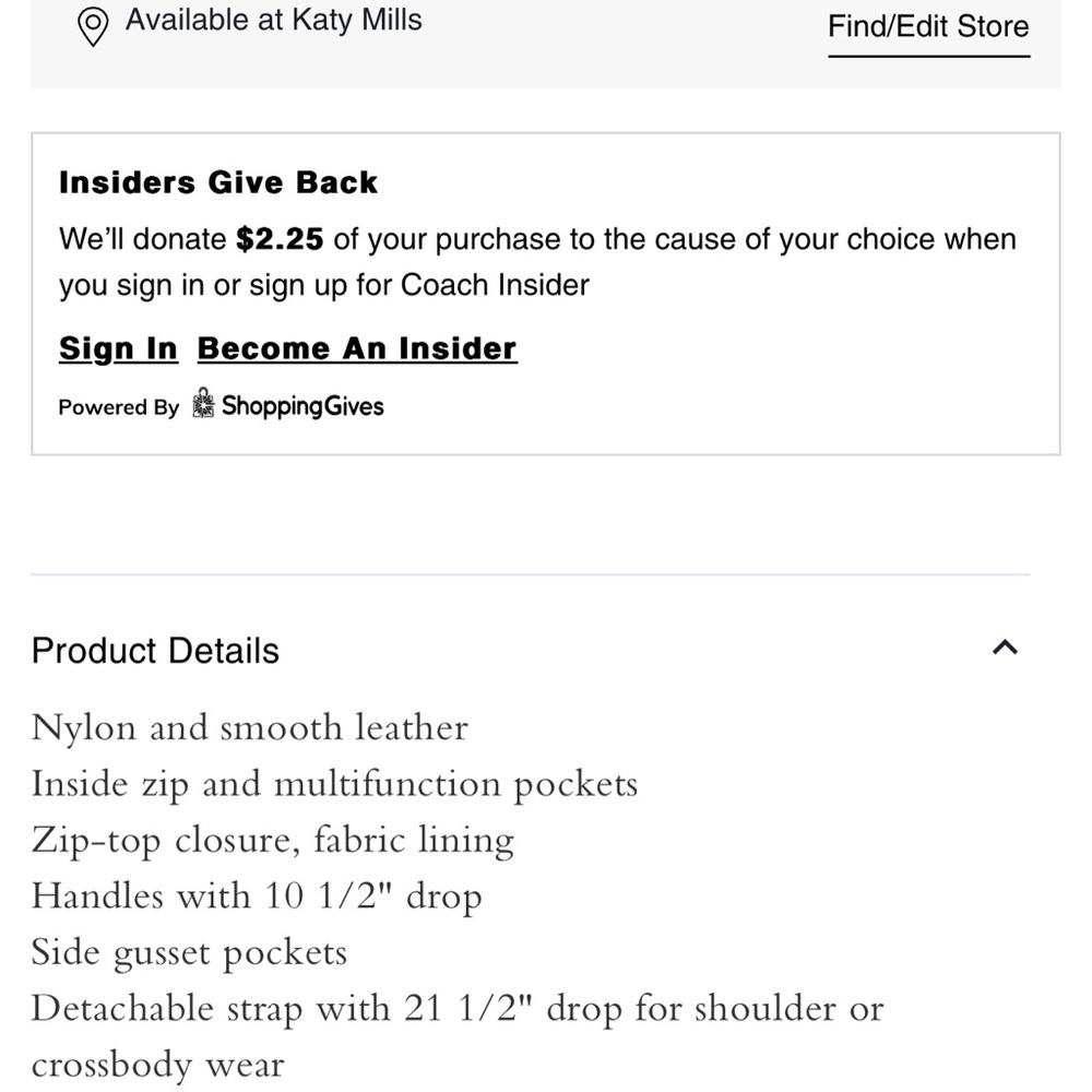 COPY - Coach Baby Bag - Picture 9 of 11